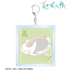 夏目友人帳 ニャンコ先生 lette-graph 第2弾 BIGアクリルキーホルダー 山葵色（2026年7月中旬以降発売予定）