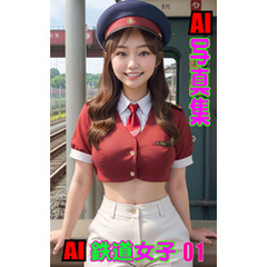 AI写真集　AI鉄道女子01