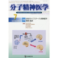 分子精神医学　Ｖｏｌ．１９Ｎｏ．３（２０１９－７）　特集女性のライフステージと精神医学：基礎と臨床