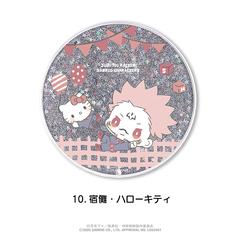 呪術廻戦×サンリオキャラクターズ　グリッターコースター 10.宿儺・ハローキティ