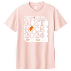 【METROCK2024】オフィシャルロゴTシャツ PINK(7net事前物販限定)