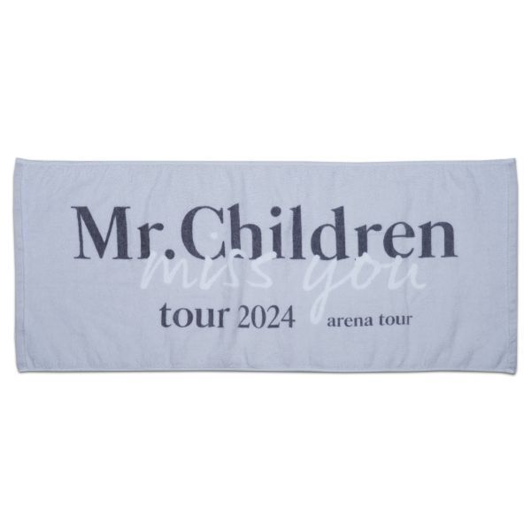 Mr.Children tour 2024 miss you arena tour/Tour Logo フェイスタオル 通販｜セブンネットショッピング