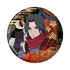 NARUTO-ナルト- 疾風伝 箔押し缶バッジ　忍武者　うちはイタチ（2025年11月中旬以降発売予定）