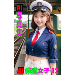 AI写真集　AI鉄道女子02