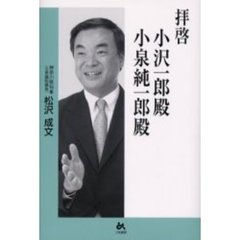 拝啓小沢一郎殿小泉純一郎殿　岐路に立つ日本、政治への提言