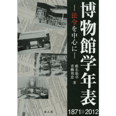 博物館学年表　法令を中心に　１８７１－２０１２