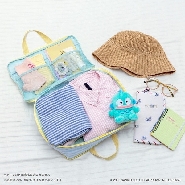 ハンギョドン すっきりコンパクト！かんたん圧縮収納ポーチBOOK