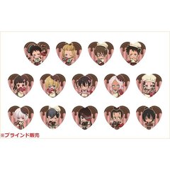 TVアニメ「炎炎ノ消防隊」 バレンタイン ハート形缶バッジ 単品(ブラインド販売 １種）