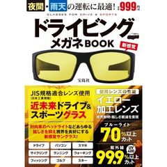 夜間・雨天の運転に最適! ドライビングメガネBOOK