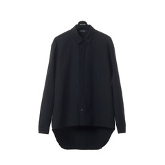 【SKULL HONG】SKULL HONG INITIALS ロングシャツ（ブラック）