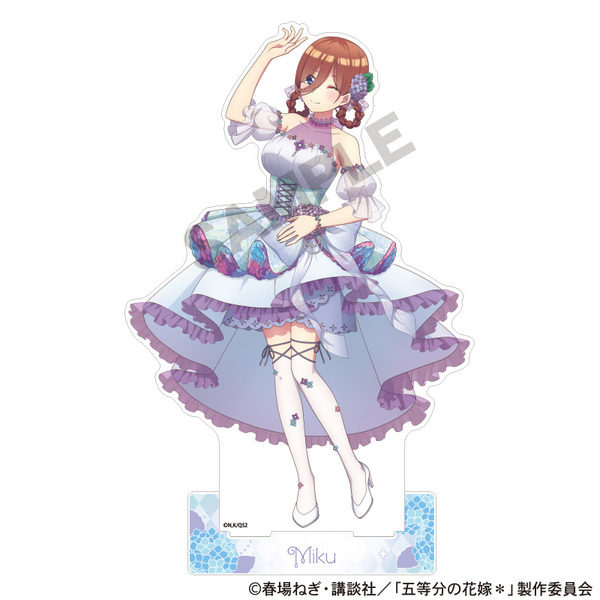 五等分の花嫁　UGCコラボ　第7弾　特大アクリルスタンド　中野三玖 五等分の花嫁 BIGアクリルスタンド 中野三玖 紫陽花ドレス（2025