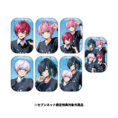 【STPR Familiyコラボキャンペーングッズ】ランダムスクエア缶バッジ （騎士X - Knight X -）／特典付与対象外