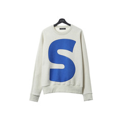 【SKULL HONG】SKULL HONG INITIALS スウェット（メランジライトベージュ）