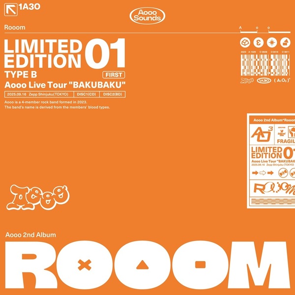 Aooo／Rooom（初回生産限定盤B／CD+Blu-ray）（セブンネット限定特典