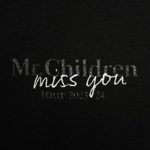 Mr.Children tour 2023/24 miss you/miss you Photo Tシャツ ブラック
