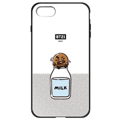 BT21 【SHOOKY】 ガラスハイブリッドiPhone8/7ケース