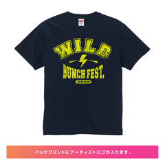【WILD BUNCH FEST. 2022】 THUNDER　Tシャツ(ディープネイビー)