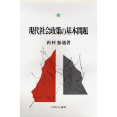 現代社会政策の基本問題