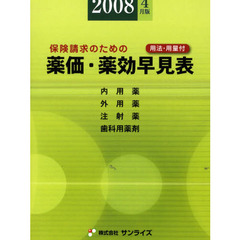 薬価・薬効早見表　２００８年４月版