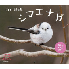 カレンダー　’２５　白い妖精シマエナガ