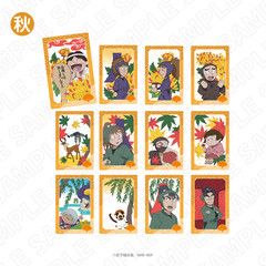 忍たま乱太郎　トレーディング花札柄クリアカード＜秋＞ コンプリートセット（全12種入り）