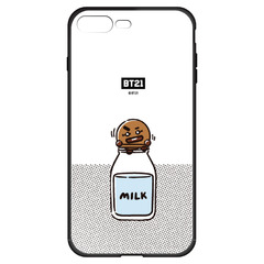 BT21 【SHOOKY】 ガラスハイブリッドiPhone8Plus/7Plusケース