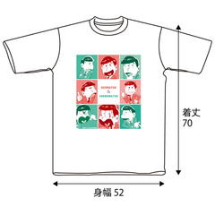 おそ松&チョロ松Tシャツ ホワイト Mサイズ（3次予約）