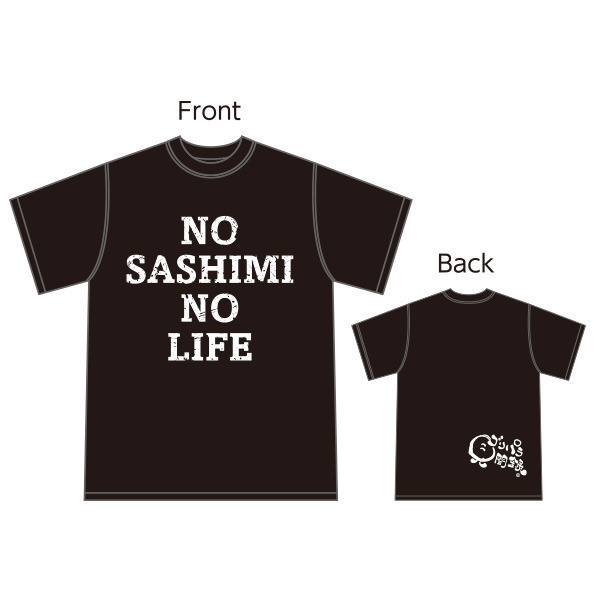 公式グッズ】ゴリパラ見聞録Tシャツ リスタート NO SASHIMI NO LIFE 白