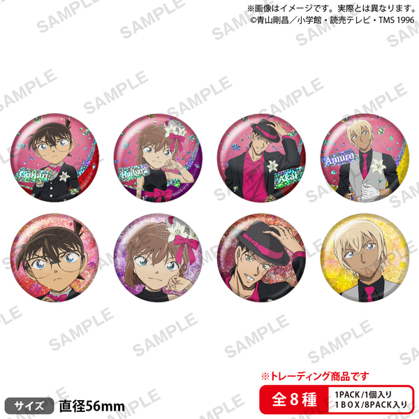 名探偵コナン トレーディングホログラム缶バッジ ブラウスタイル Re