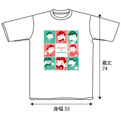 おそ松&チョロ松Tシャツ ホワイト Lサイズ（3次予約）