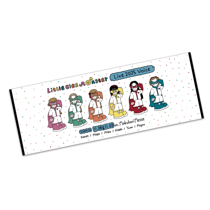 Little Glee Monster／Live 2025”Voice” スポーツタオル 通販｜セブン