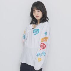 【METROCK2026】ハートロングTシャツ ホワイト