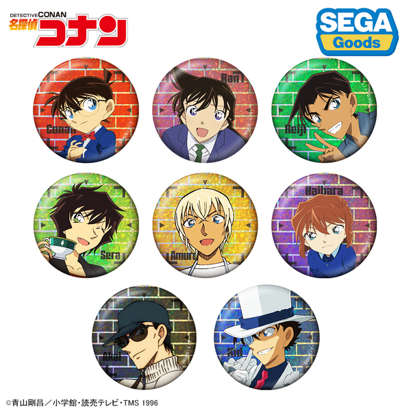 名探偵コナン ビジュアルホログラム缶バッジ Vol．1【BOX】（2026
