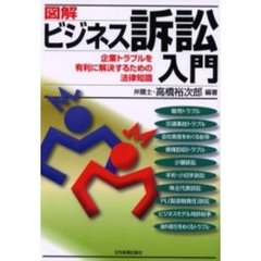 図解ビジネス訴訟入門　企業トラブルを有利に解決するための法律知識