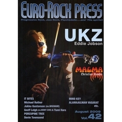 ユーロ・ロック・プレス　Ｖｏｌ．４２（２００９Ａｕｇｕｓｔ）　ＵＫＺ／マグマ／ミヒャエル・ローター／イット・バイツ／ユッカ・グスタフソン／ポーキュパイン・ツリー／デヴィン・タウンゼント／アラマーイルマン・ヴァサラット