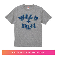 【WILD BUNCH FEST. 2022】 THUNDER　Tシャツ(ヘザーグレー)