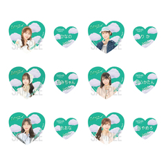 【SKE48】30青木莉樺 「サンダルだぜ」　ステッカー2枚セット【EC限定】