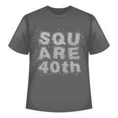 【T-SQUARE & THE SQUARE】40th アニバーサリー Tシャツ スモーク Mサイズ