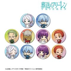 『葬送のフリーレン』トレーディング ちびキャラ 社交界ver. グリッター缶バッジ【単品】（2026年6月中旬以降発売予定）