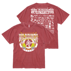 WILD BUNCH FEST. 2026 欧米 TEE ヴィンテージレッド