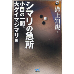 シマリの急所　小目の一間、大ゲイマジマリ編