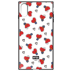 BT21 【TATA（パターン）】 ガラスハイブリッドiPhoneXS/Xケース
