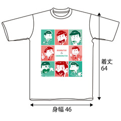 おそ松&チョロ松Tシャツ ホワイト WLサイズ（3次予約）