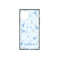iPhone 11Pro 『ディズニーキャラクター』/耐衝撃ケース KAKU ハイブリッド/『アナと雪の女王2/総柄』_01