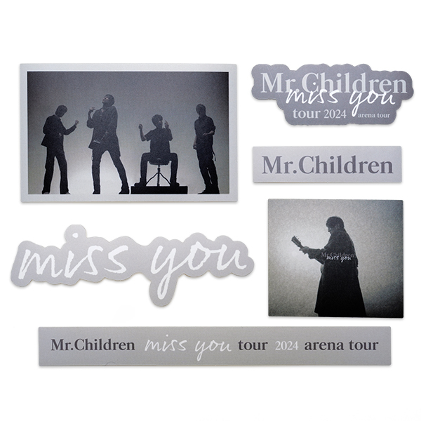 Mr.Children tour 2024 miss you arena tour/ステッカーSET 通販｜セブンネットショッピング