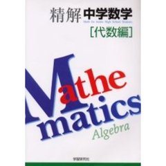 精解中学数学　代数編