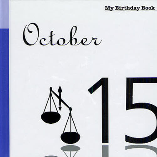 セブンネットショッピングで買える「マイ・バースデー・ブック 10月15日」の画像です。価格は660円になります。