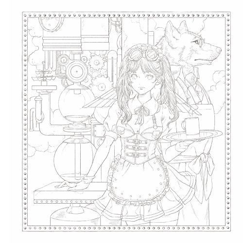 ヴィクトリアン幻想図鑑黒イ森ぬり絵ブック 通販｜セブンネット