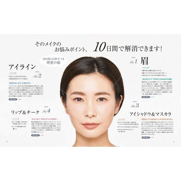 神崎恵の10日間できれいになるメイクの練習帳 通販|セブンネットショッピング