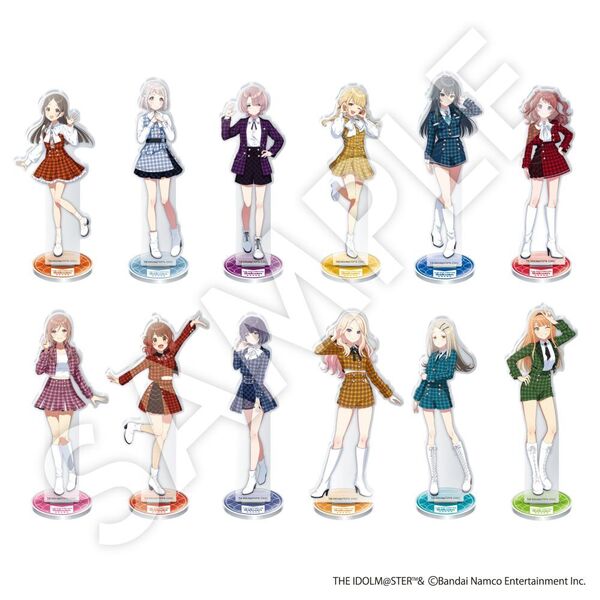 学園アイドルマスターアクリルスタンド 12個セット 学園アイドルマスター アクリルスタンド 12種セット 【セブン